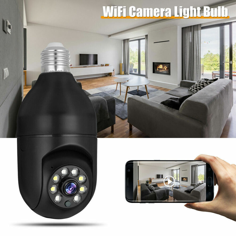 360° 1080P IP E27 Light Bulb Home Wireless