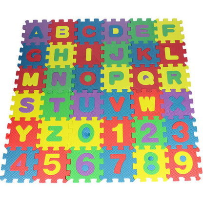 36Pcs Baby Child Number Alphabet Puzzle