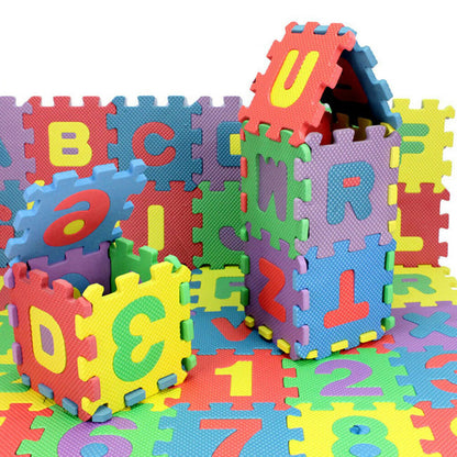 36Pcs Baby Child Number Alphabet Puzzle