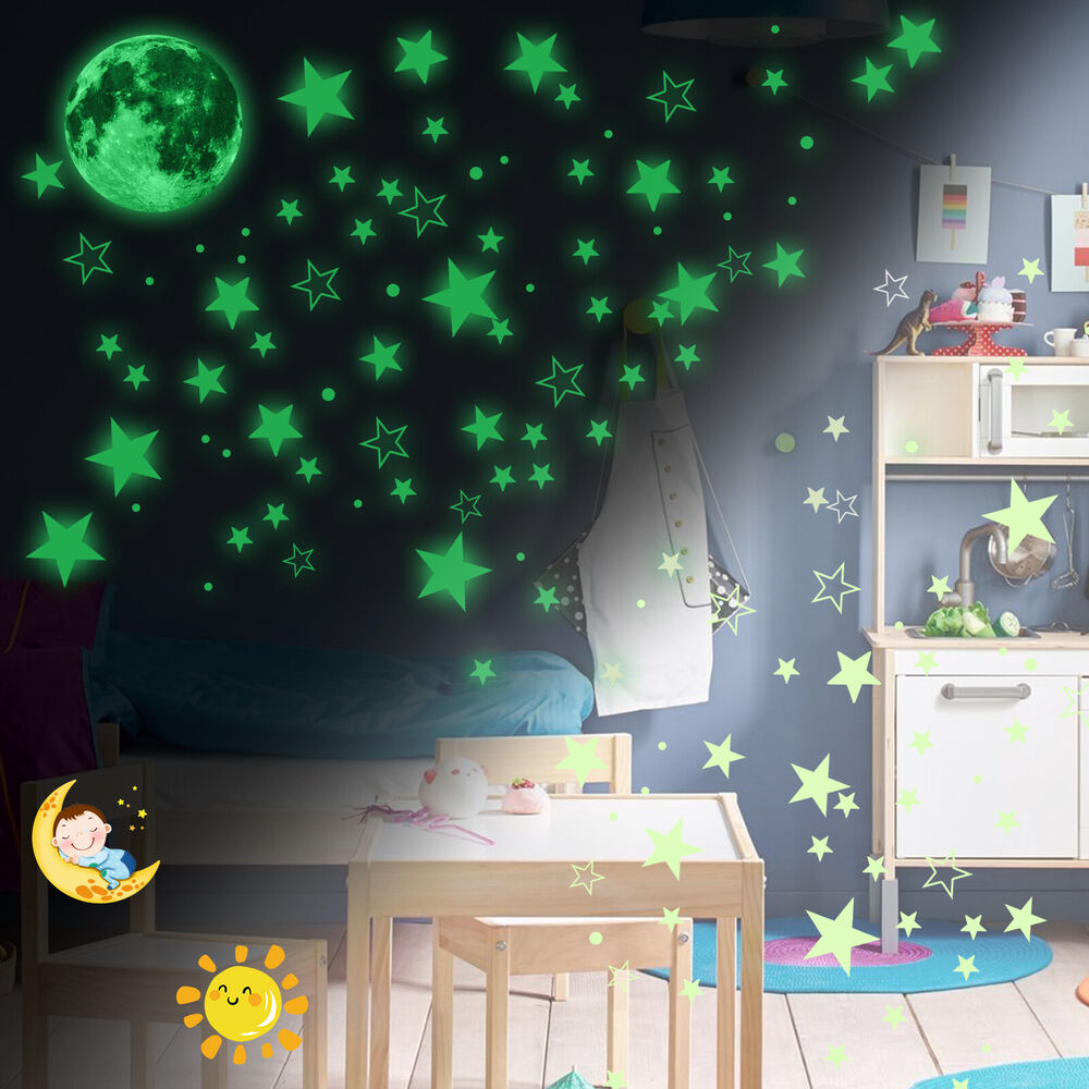 3D Glow In The Dark Luminous Wall Stickers