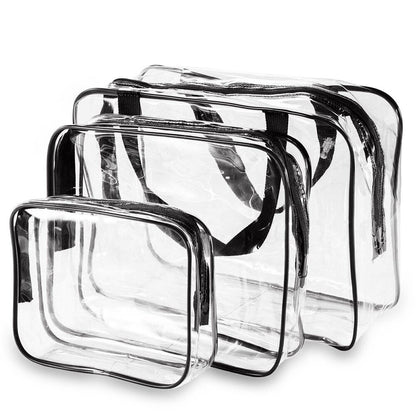 3PCS Clear Makeup Bag Travel