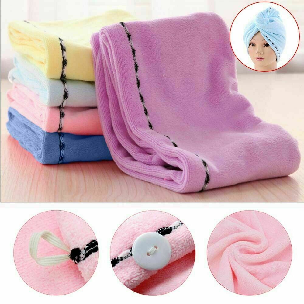 3 PCS Rapid Fast Drying Hair Absorbent Towel