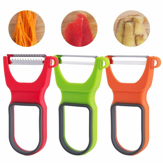 3Ps Potato Peeler Vegetable Grater Steel Kitchen