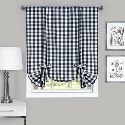 Tie Up Window Curtain Shades