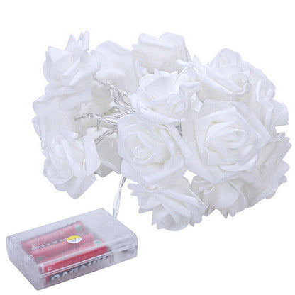 9.84 Ft 20 LED Rose Flower Lights