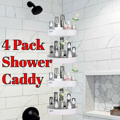 [4 Pack] Corner Shower Caddy