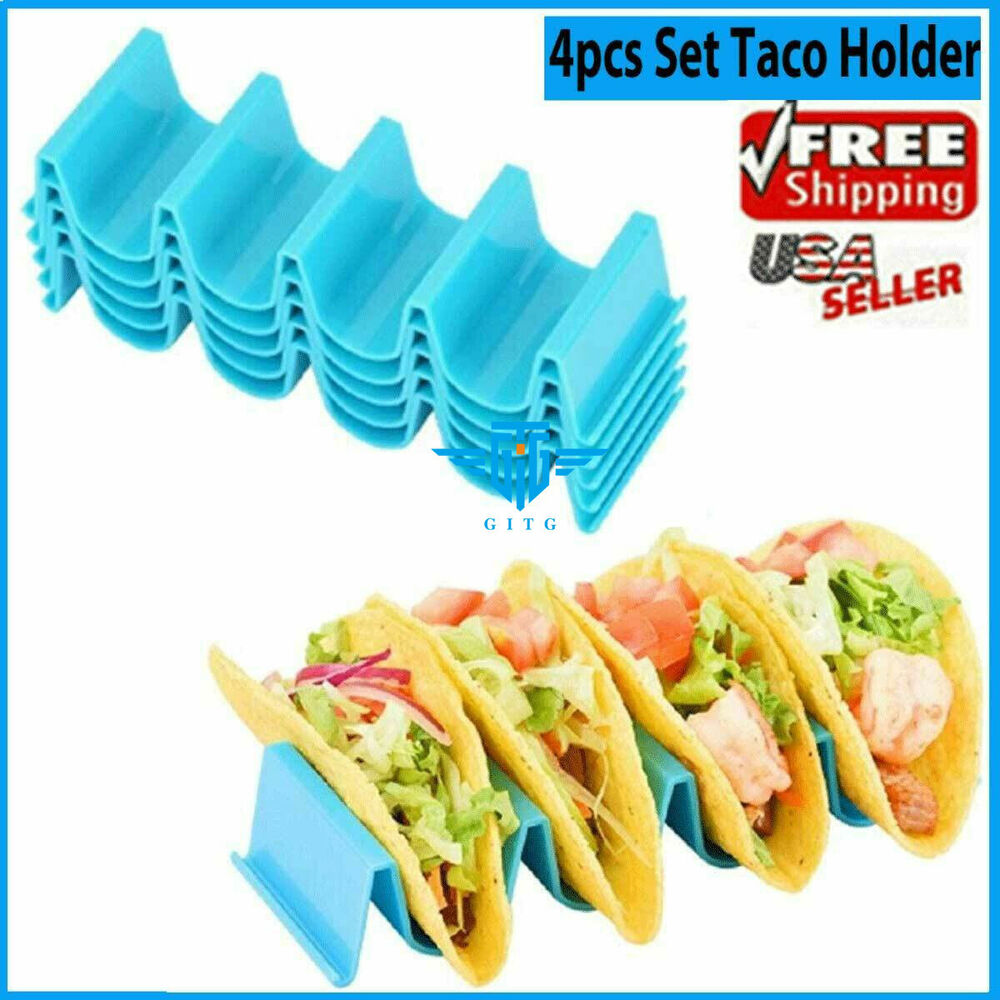 4 Pcs Taco Holder Mexican Food Cooking Tool