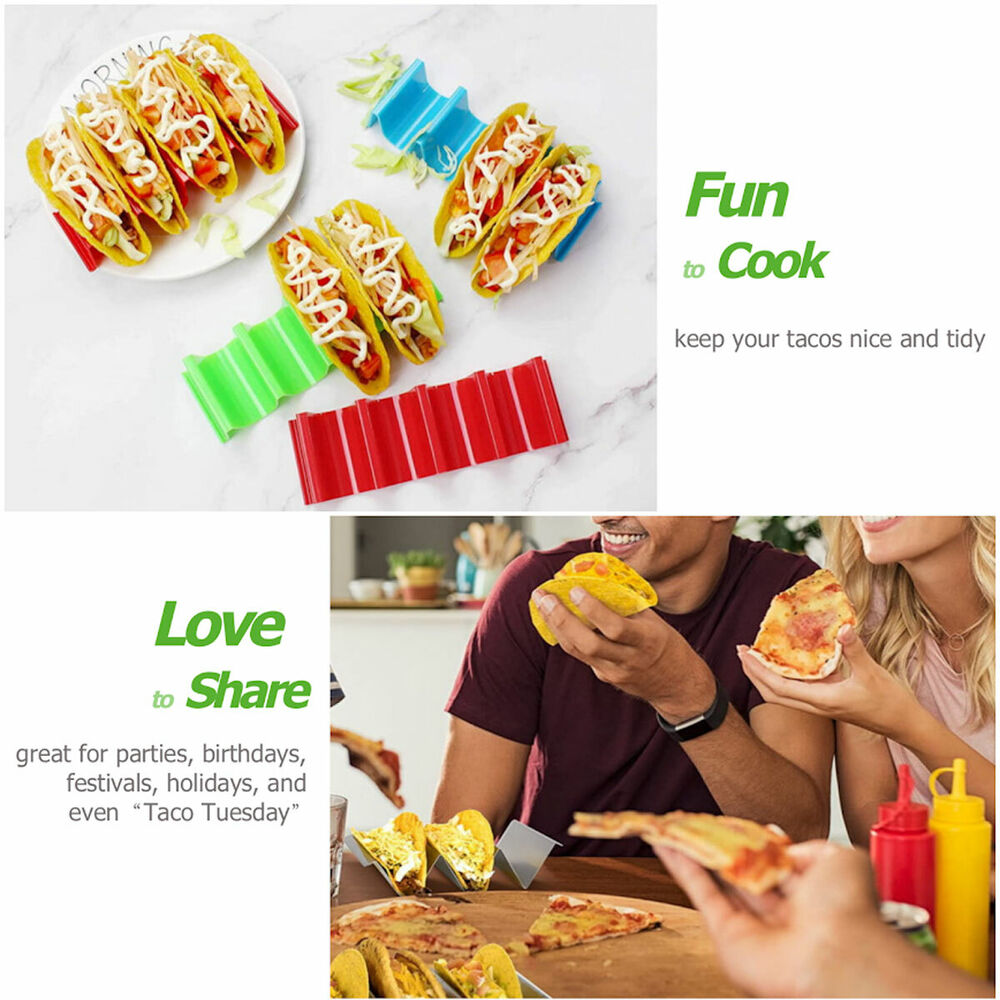 4 Pcs Taco Holder Mexican Food Cooking Tool