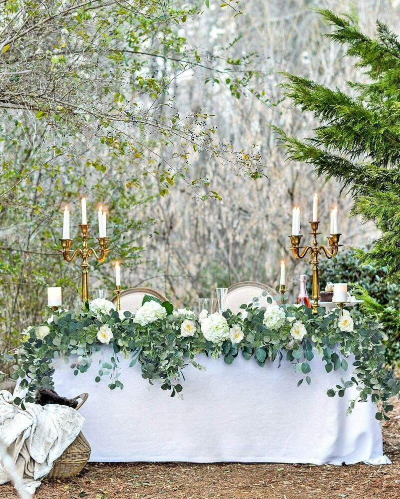 Wedding Decoration - Eucalyptus Artificial Vine with Rose