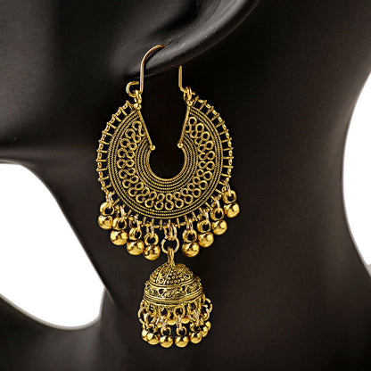 Gold Plated Indian Women Jhumka Earring