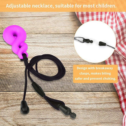 4x Sensory Chew Necklace Bundle for Kids