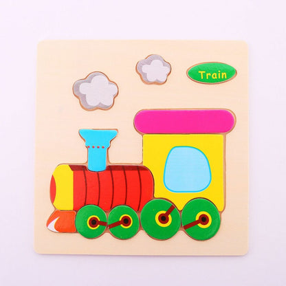 5 Set Wooden Puzzle Educational Learning Toys