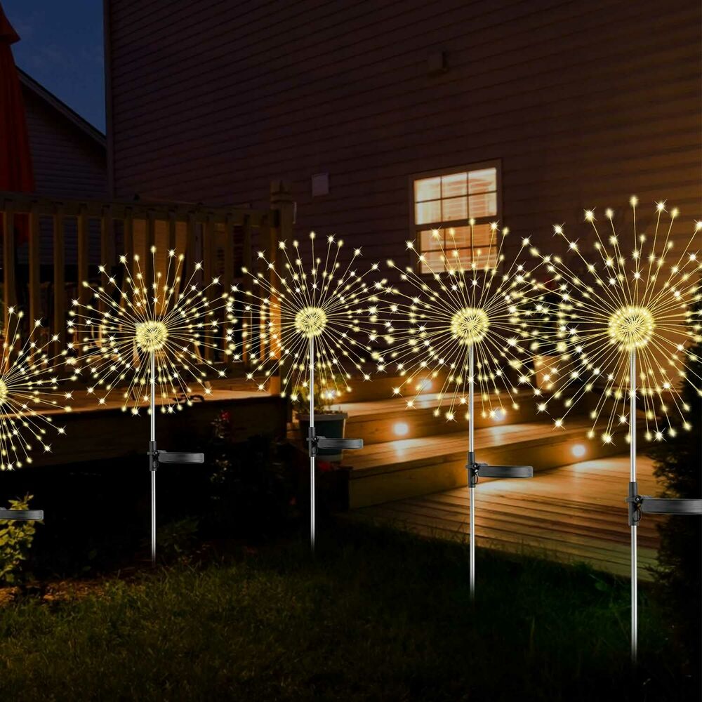 120/150LED Solar Firework Fairy Lights