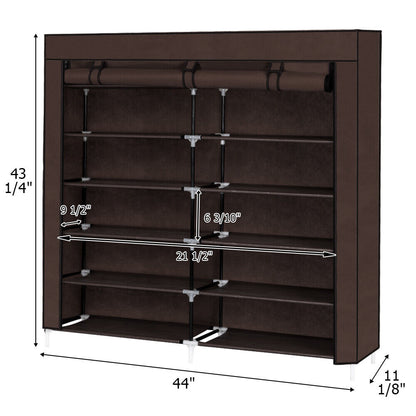 6 Tier 24 Pairs Shoe Rack Organizer