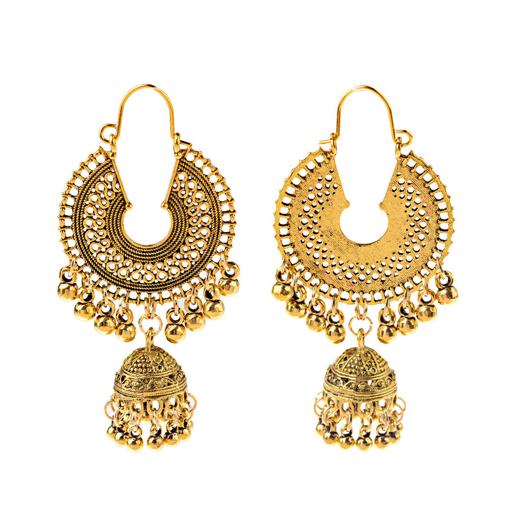 Gold Plated Indian Women Jhumka Earring