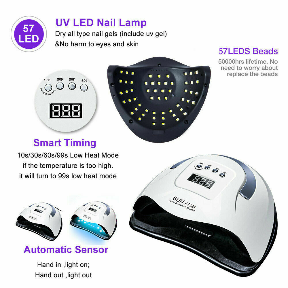 Nail Dryer LED Lamp UV Light Polish Gel Curing Electric Manicure