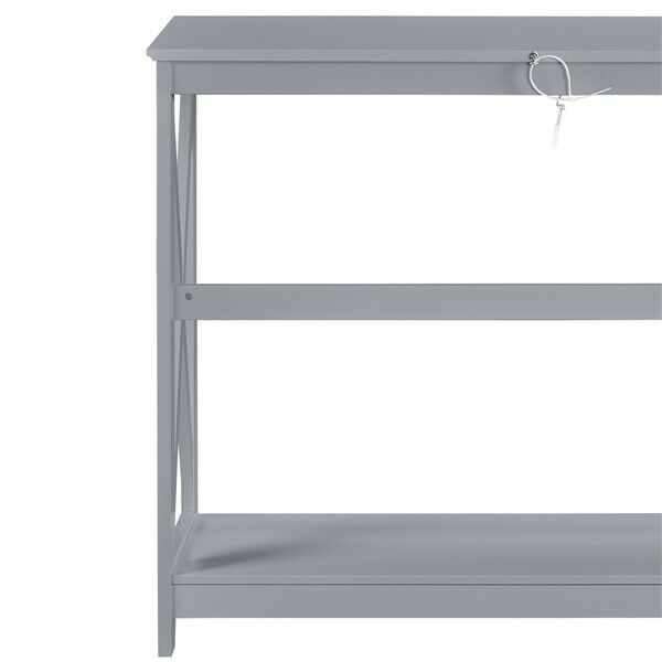 Classic X-Design Console Table grey