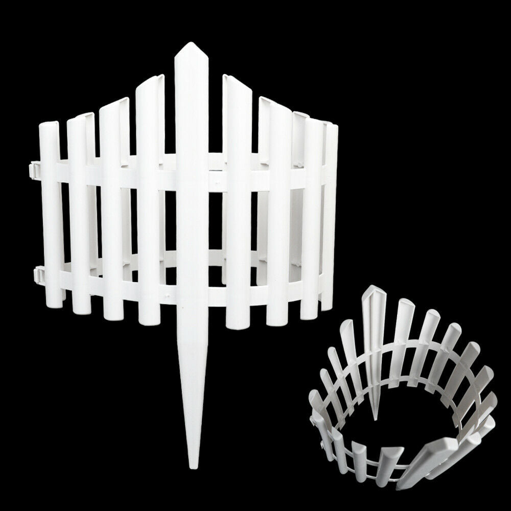 12pcs Garden Plastic Fence Outdoor