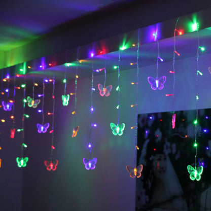 95 Butterfly LED String Curtain Lights