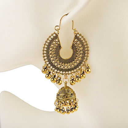 Gold Plated Indian Women Jhumka Earring