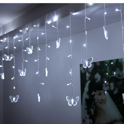 95 Butterfly LED String Curtain Lights