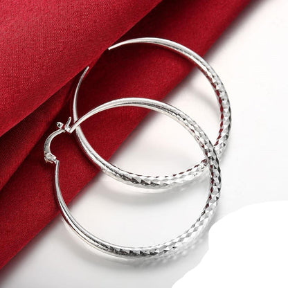 Round Hoop Earrings