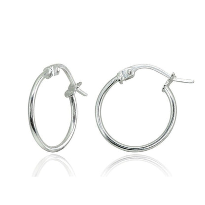 925 Silver Tiny Small Hoop Earrings