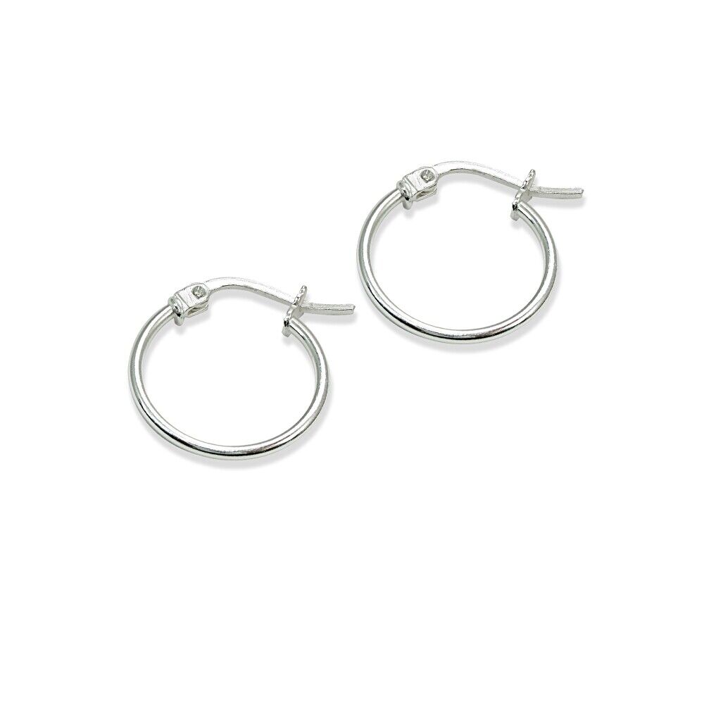 925 Silver Tiny Small Hoop Earrings