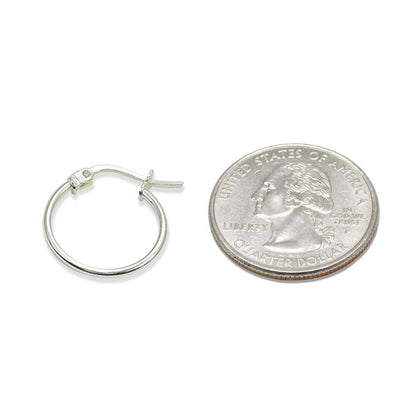 925 Silver Tiny Small Hoop Earrings