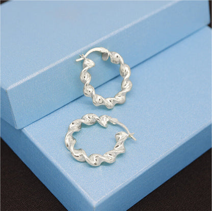 925 Solid Sterling Huggie Earrings