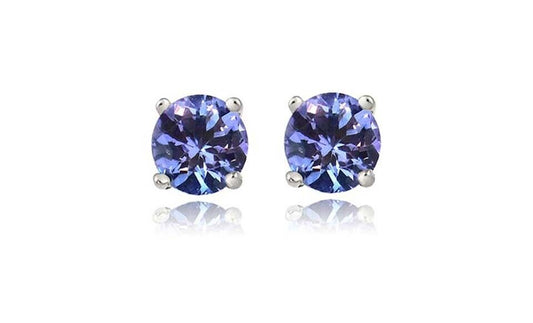 925 Sterling Silver 2.00ct 6mm Stud Earrings