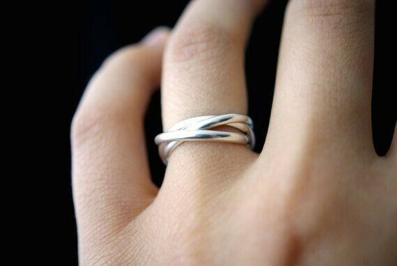 .925 Sterling Silver Wedding Band Ring Sizes 5-9