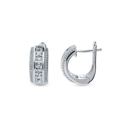 925 Sterling Silver Hoop Earrings