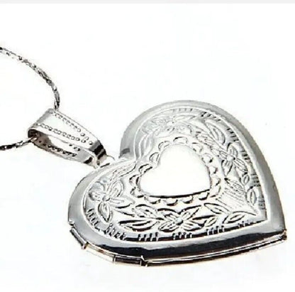 925 Sterling Silver Plated Pendant Necklace