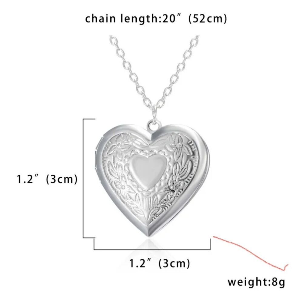 925 Sterling Silver Plated Pendant Necklace