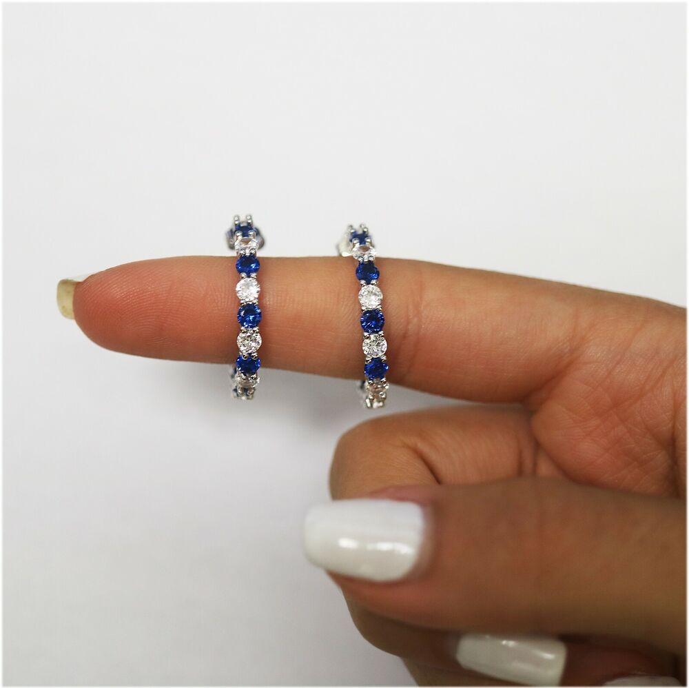 925 Sterling Silver Hoop Earrings Jewelry