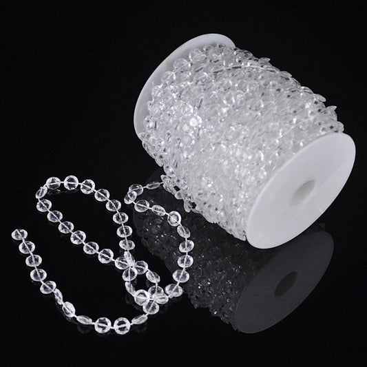 99 FT Garland Diamond Bead Beaded Wedding Decoration