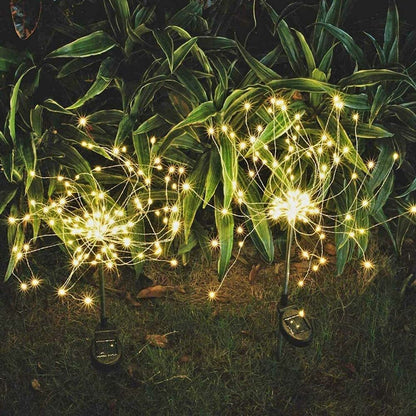 120/150LED Solar Firework Fairy Lights