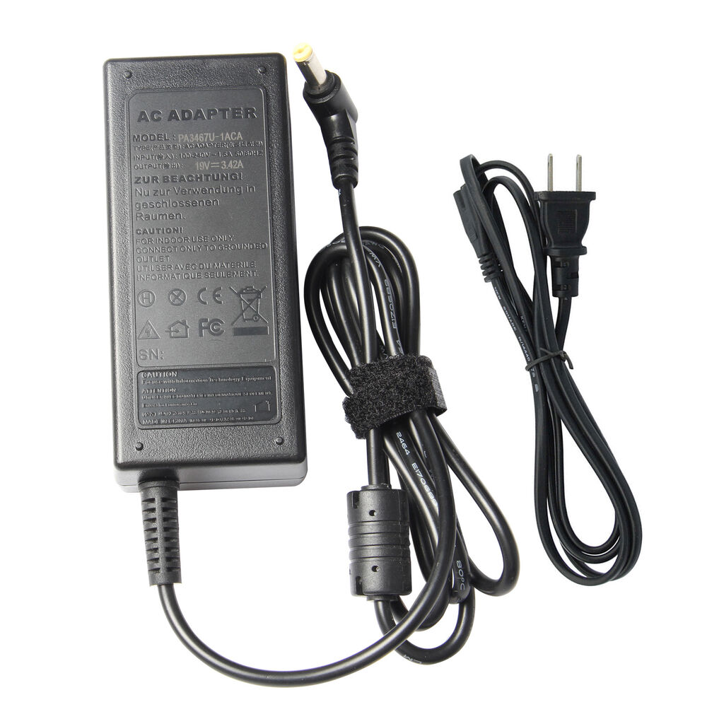 AC Adapter 19V 3.42A 65W Laptop Charger