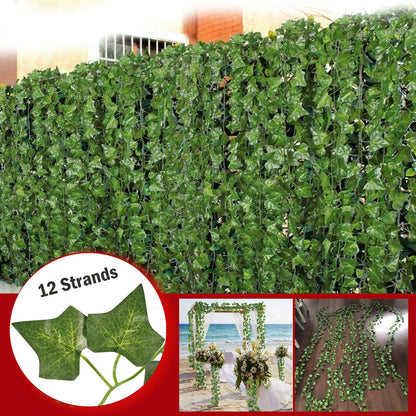 Artificial Hanging Plant 84 Feet Silk Ivy