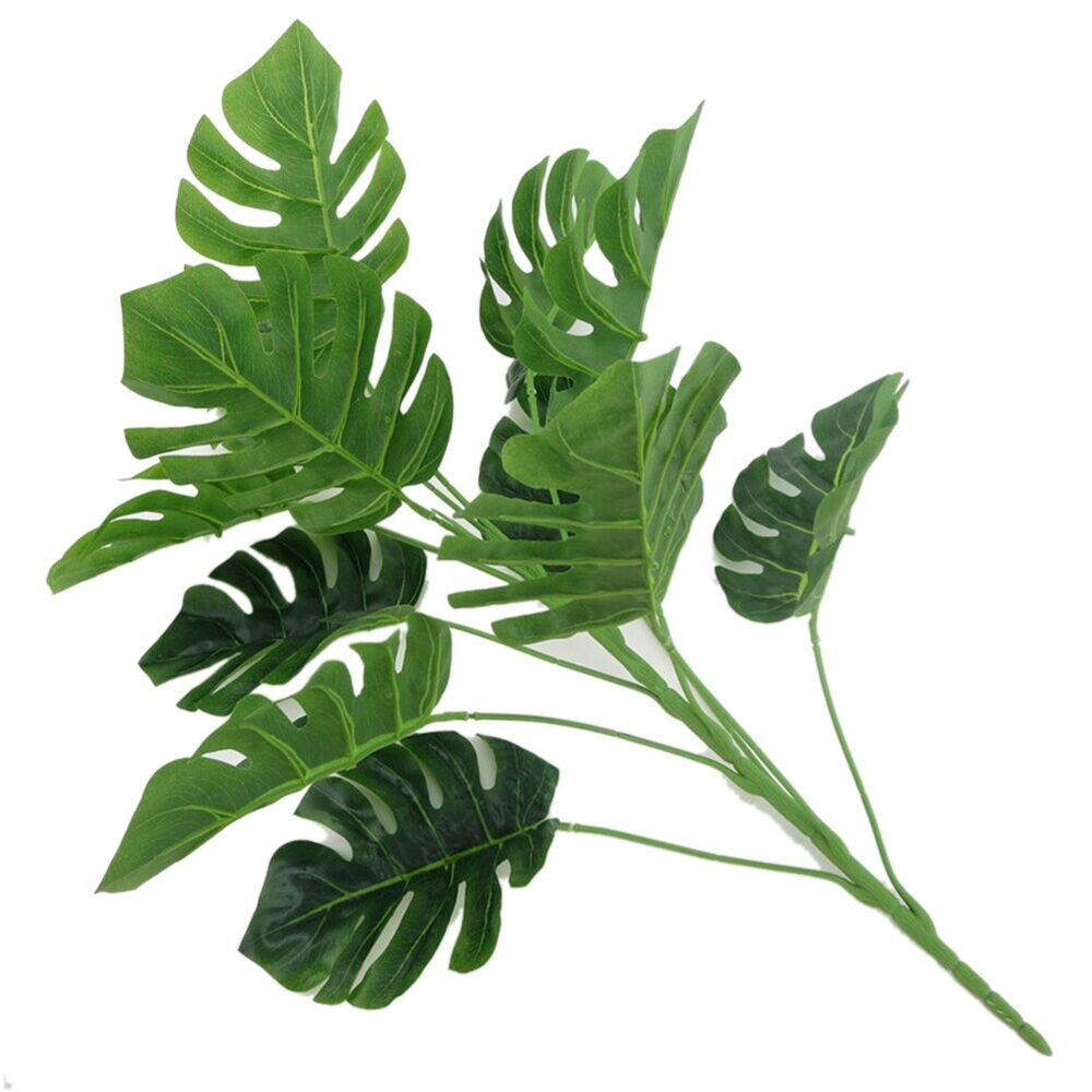 Artificial Palm Plants Leaves Party Decor