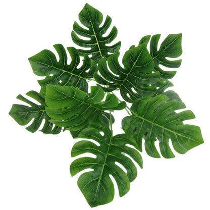 Artificial Palm Plants Leaves Party Decor