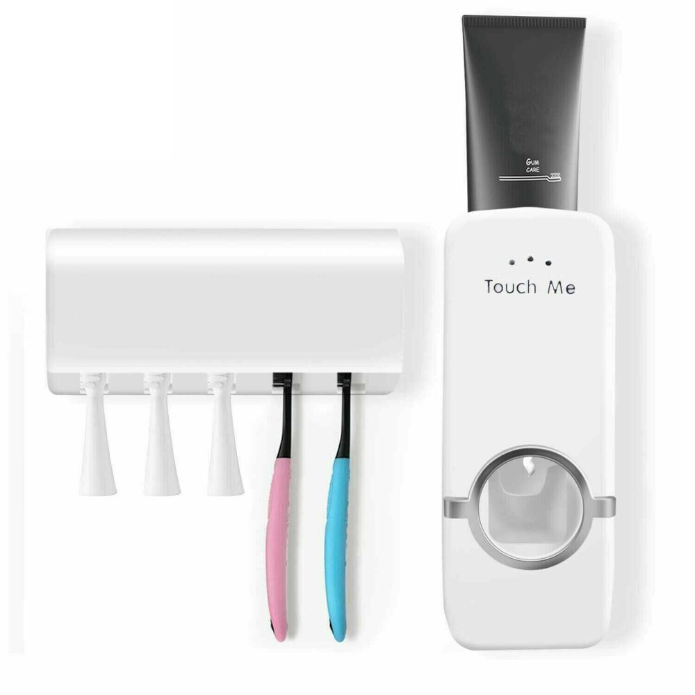 Automatic Toothpaste Dispenser +5 Toothbrush Holder