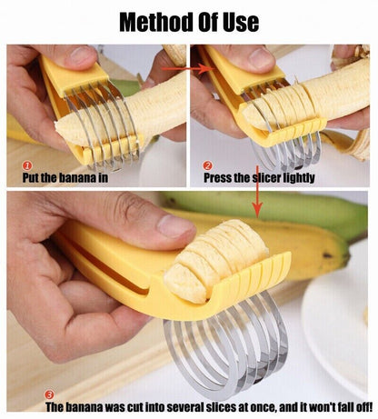 Banana Slicer Stainless Kitchen Tools