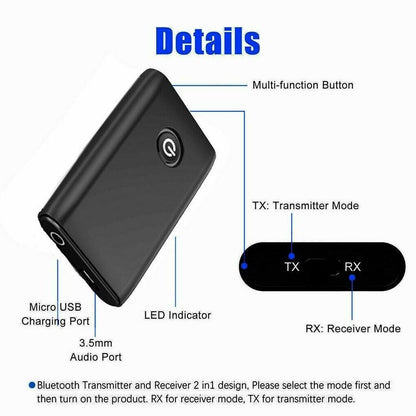 Bluetooth 5.0 Transmitter Receiver