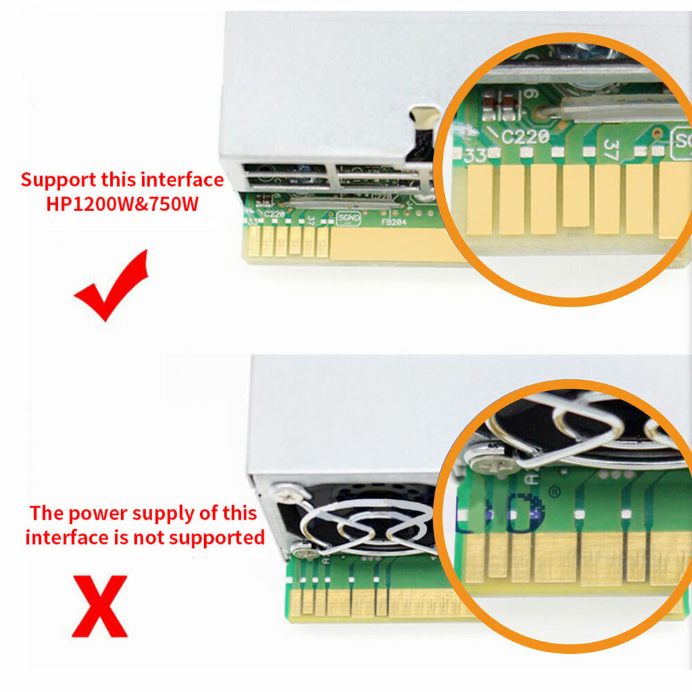 Breakout Board Server Power Supply Adapter