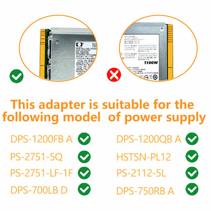 Breakout Board Server Power Supply Adapter