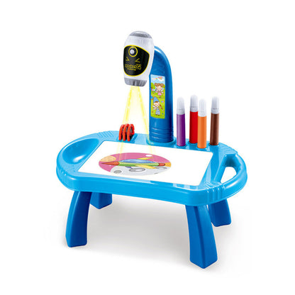 Children Kids Led Projector Art Drawing Table