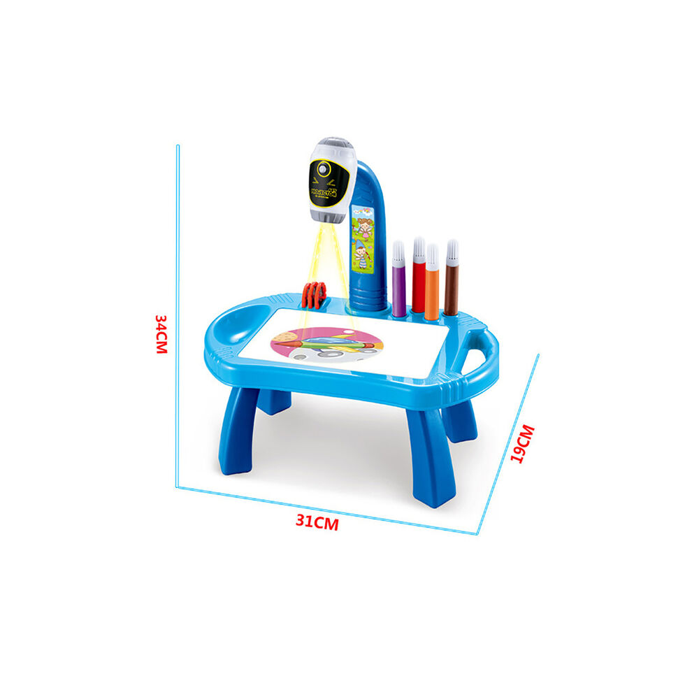 Children Kids Led Projector Art Drawing Table