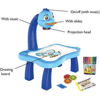 Children Led Projector Art Drawing Table